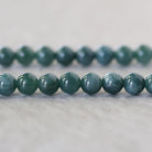 8mm Natural AAA Guatemala Jade Beads Jadeite Gemstone Natural Dark Green Jade For DIY Jewelry Making