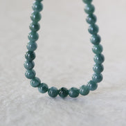 8mm Natural AAA Guatemala Jade Beads Jadeite Gemstone Natural Dark Green Jade For DIY Jewelry Making