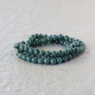8mm Natural AAA Guatemala Jade Beads Jadeite Gemstone Natural Dark Green Jade For DIY Jewelry Making
