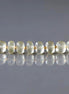 8mm Yellow Topaz Rondelle Beads – Faceted Rondelle Natural Gemstone - 8 pcs