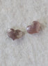 8x10mm Chocolate Moonstone Heart Beads Faceted Briolette 2 Pcs Natural Gemstone for DIY Jewelry Making Earrings Supplies