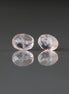 8x6mm Morganite Beads - Faceted Oval Natural Gemstone 2 Pcs