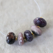 9-10mm AAA Sugilite Beads Faceted Rondelles Natural Gemstone for DIY Jewelry Making
