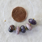 9-10mm AAA Sugilite Beads Faceted Rondelles Natural Gemstone for DIY Jewelry Making