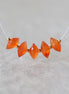 9-10mm Carnelian Marquise Beads Faceted Orange Natural Gemstone for DIY Jewelry Making