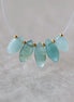 9-11mm Rare Grandidierite Beads Faceted Marquise Briolettes Natural Gemstone for DIY Jewelry Making Supply