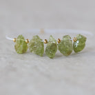 9-11mm Raw Peridot Nugget Beads Briolette 5 Pieces Freeform Chunks Rough Gemstone Green For DIY Jewelry Making