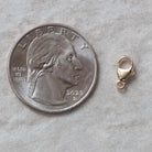 9mm 14k Gold Filled Trigger Clasp Small Lobster Claw for DIY Jewelry Making