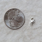 9mm 925 Sterling Silver Trigger Clasp Small Lobster Claw for DIY Jewelry Making
