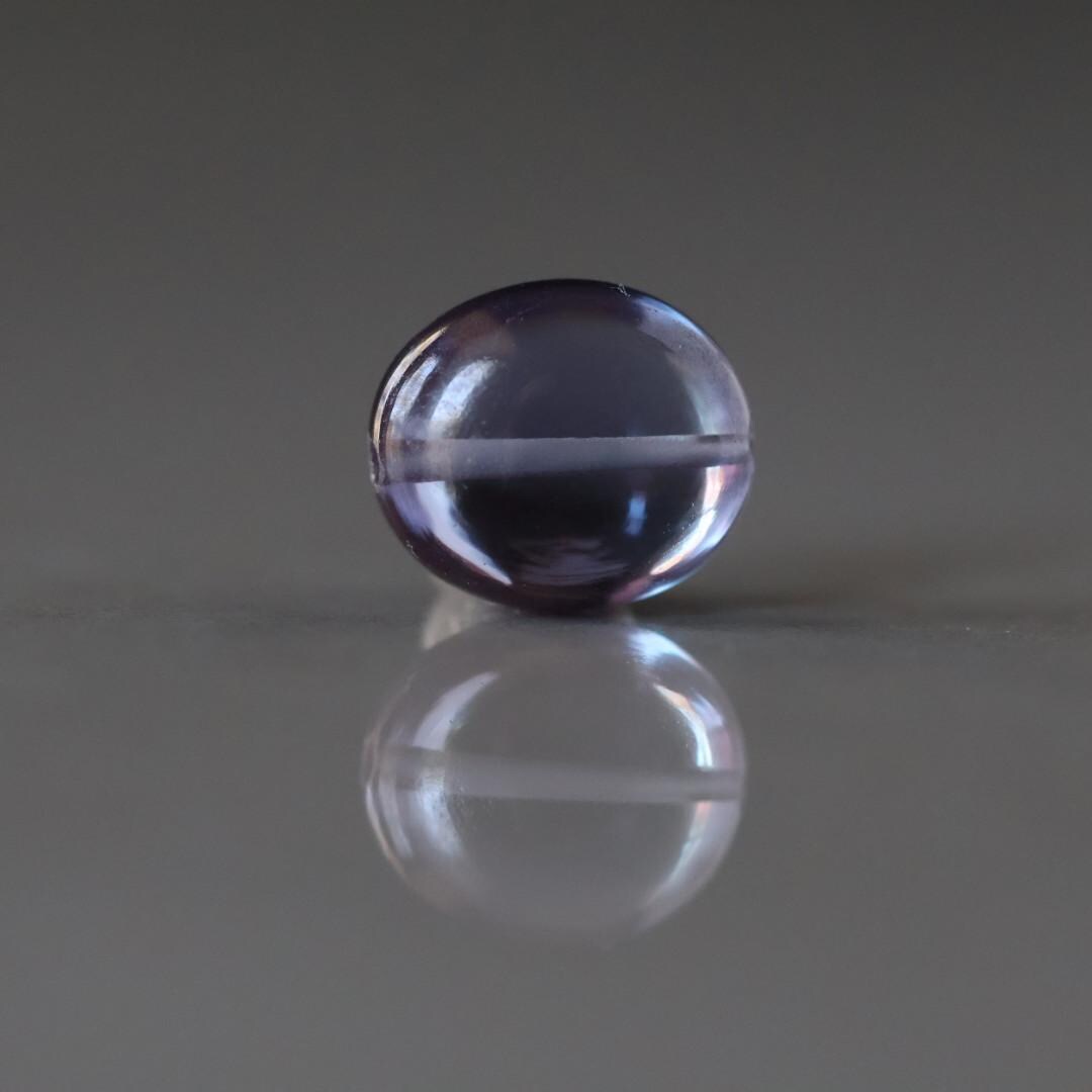 Alexandrite Oval Beads Smooth 10mm Gemstone Bead for Jewelry Making DIY Earrings June Birthstone