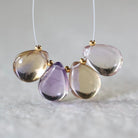 9x13mm AAA Ametrine Briolette Bead Smooth Large Ametrine Teardrops Drops Gemstone Bead for DIY Jewelry Making Necklace Pendant