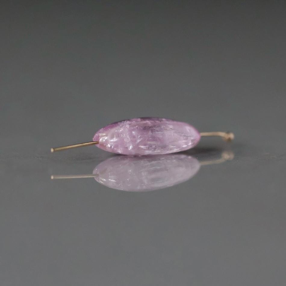 9x14mm Natural Imperial Pink Topaz Oval Bead Smooth 1 Pcs Natural Gemstone Bead for DIY Jewelry Making