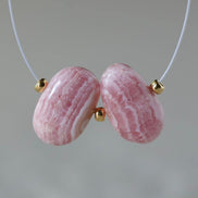AAA Argentina Rhodochrosite Oval Beads Smooth 12x7mm Genuine Peach Gemstone Beads DIY Jewelry Making Gift