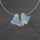 AAA Ethiopian Opal Briolette Beads Smooth Freeform Drops Nuggets Natural Disco Welo Opal For DIY Jewelry Making Earrings