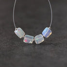 AAA Ethiopian Opal Rectangle Beads Faceted Square Natural Disco Welo Opal Genuine Bead For DIY Jewelry Making