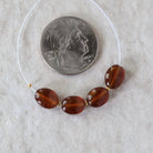 4x6mm Hessonite Garnet Oval Beads – Smooth Natural Gemstone