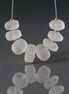 AAA Matte Rock Quartz Beads Frosted 8 PCs Clear Crystal Quartz Genuine Gemstone Beads Jewelry Making Beading Craft Gift April Birthstone