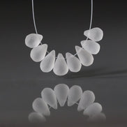 AAA Matte Rock Quartz Briolette Beads Frosted 8 PCs Clear Crystal Peardrops Drops Genuine Gemstone DIY Jewelry Making Earrings Necklace