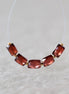 AAA Mozambique Garnet Beads Faceted Rectangle 4x6mm Natural Gemstone for DIY Jewelry Making