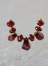 AAA Mozambique Garnet Beads Twisted Briolette Teardrop Faceted Rondelle Natural Gemstone for DIY Jewelry Making