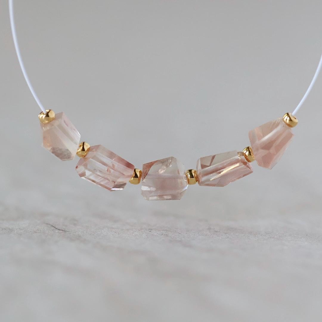 AAA Natural Oregon Sunstone Nugget Beads Chunks Genuine Gemstone Beads for Jewelry Making Beading Craft Gift Beads Abundance