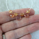 AAA Peach Pink Imperial Topaz Briolette Beads Faceted Rondelle Unheated Superb Natural Gemstone for DIY Jewelry Making