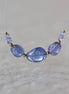 AAA Tanzanite Beads Oval Smooth Rondelle Natural Purple Gemstone For DIY Jewelry Making