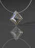 African Citrine Kite Bead - Step Cut Briolette Natural Gemstone 1 Pc