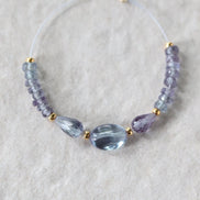 Alexandrite Beads Teardrops Oval Faceted Rondelle Gemstone for DIY Jewelry Making Supplies