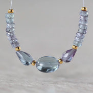 Alexandrite Beads Teardrops Oval Faceted Rondelle Gemstone for DIY Jewelry Making Supplies