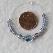 Alexandrite Beads Teardrops Oval Faceted Rondelle Gemstone for DIY Jewelry Making Supplies