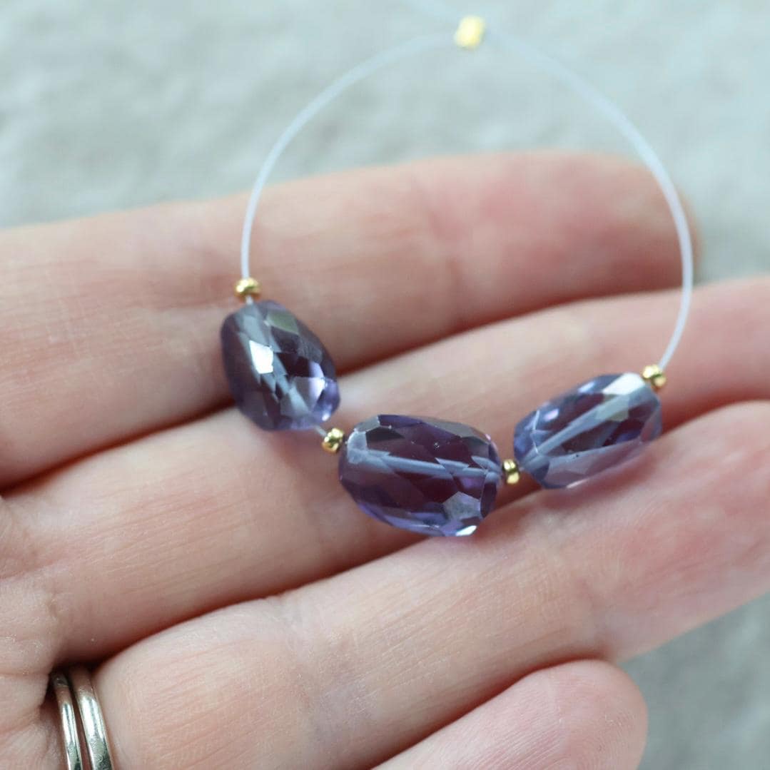Alexandrite Oval Beads Smooth 5 PCs 8mm x 11mm Gemstone Bead for Jewelry Making DIY Earrings