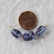 Alexandrite Oval Beads Smooth 5 PCs 8mm x 11mm Gemstone Bead for Jewelry Making DIY Earrings
