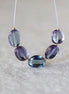 Alexandrite Oval Beads Smooth 5 PCs 8mm x 11mm Gemstone Bead for Jewelry Making DIY Earrings