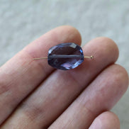 Alexandrite Oval Faceted Bead 15mm x 12mm Nugget Stone Chunk Gemstone Bead for Jewelry Making Beading Craft Gift Beads