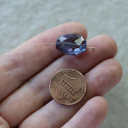 Alexandrite Oval Faceted Bead 15mm x 12mm Nugget Stone Chunk Gemstone Bead for Jewelry Making Beading Craft Gift Beads