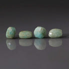 Amazonite Beads - Faceted Nugget Natural Gemstone 4 Pcs
