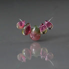 Bi Color Tourmaline Briolettes Beads – Smooth Pear Natural Gemstone