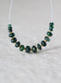 Brazilian Emerald Beads Smooth Rondelle Raw Natural Emerald Genuine Gemstone Beads for DIY Jewelry Making Craft Gift
