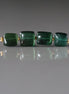 Chrome Green Apatite Rectangle Beads - Smooth Square 4 PCs