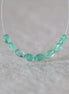 Genuine Colombian Emerald Oval Beads Smooth 4x6mm Mini Nuggets Natural Gemstone for DIY Jewelry Making