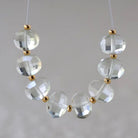 Green Amethyst Oval Bead Checker Faceted Prasiolite Natural Gemstone for DIY Jewelry Making Supplies
