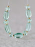 Green Sapphire Beads Smooth Oval 6x9mm 4 PCs Nuggets Genuine Gemstone Beads Jewelry Making Beading Craft Gift September Birthstone