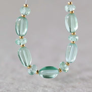 Green Sapphire Beads Smooth Oval 6x9mm 4 PCs Nuggets Genuine Gemstone Beads Jewelry Making Beading Craft Gift September Birthstone