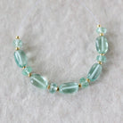 Green Sapphire Beads Smooth Oval 6x9mm 4 PCs Nuggets Genuine Gemstone Beads Jewelry Making Beading Craft Gift September Birthstone