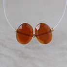 Hessonite Garnet Oval Beads Faceted 10x13mm 2 Pcs Natural Gemstone DIY Jewelry Making Earrings Necklace January Birthstone