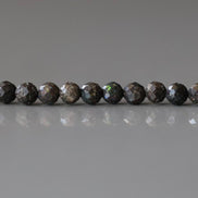 3mm Black Matrix Opal Micro Faceted Beads Genuine Opal Beads 15