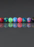 3mm Multicolor Opal Beads - Round Smooth Lab Gemstone