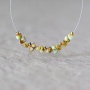 Rare Palomino Variscite Nugget Beads Tiny 3-4mm Petrified Wood Gemstone for DIY Jewelry Making Supplies