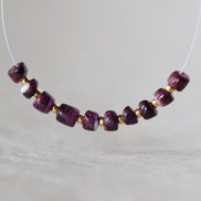 Natural Purple Spiny Oyster Bead Shell Tube Nuggets Smooth 3mm Natural Shell Accents for DIY Jewelry Making Supplies